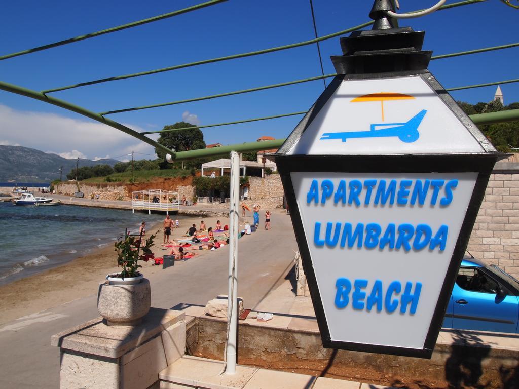 Apartments Lumbarda Beach Buitenkant foto