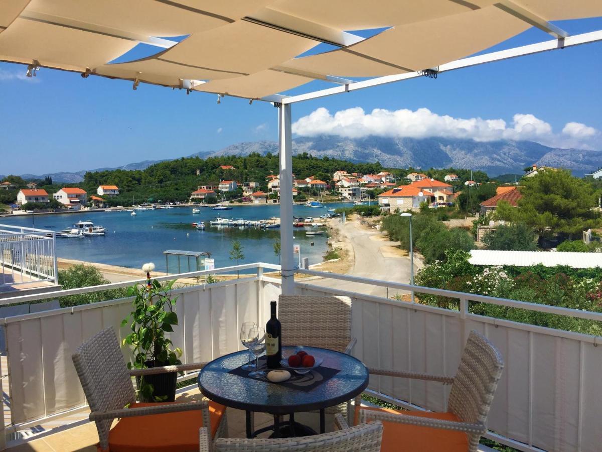 Apartments Lumbarda Beach Buitenkant foto